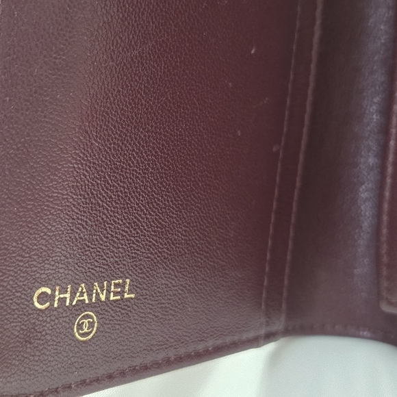Authentic Chanel Pink Quilted Leather CC Logo Long Flap Wallet 22-Series - Picture 6 of 13